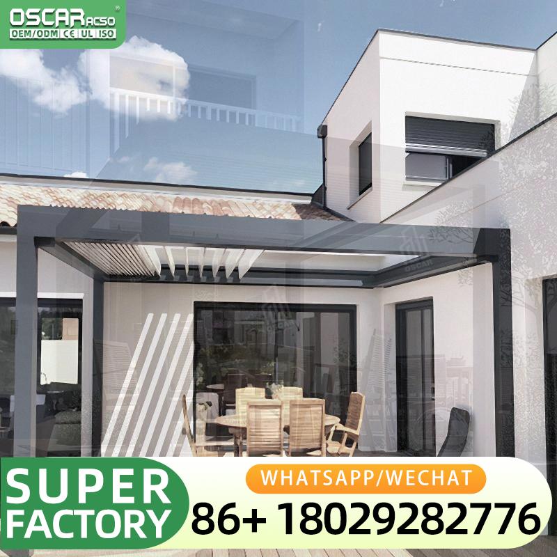 Smart Garden Outdoor - Pérgola Inteligente Motorizada de Aluminio con
