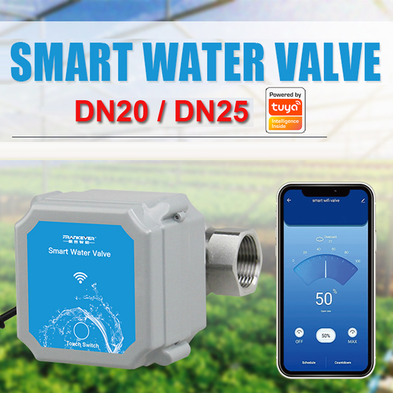 Smart Urban Garden - Válvula de agua Tuya Wifi, cierre