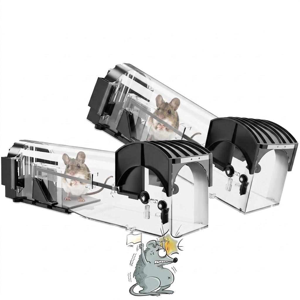 Smart Garden Outdoor - Trampa para ratones reutilizable, con sistema