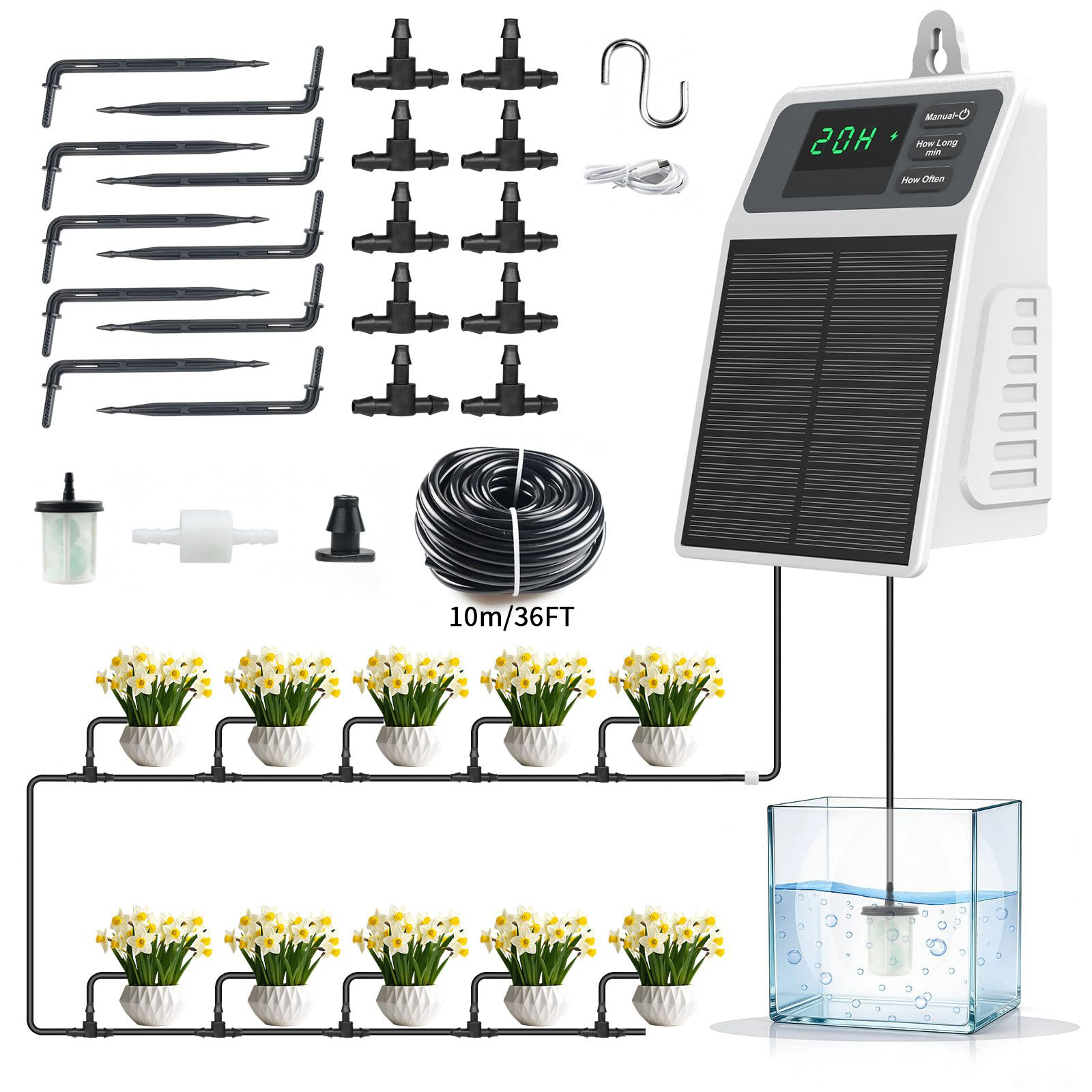 Smart Urban Garden - Sistema de Riego por Goteo Solar
