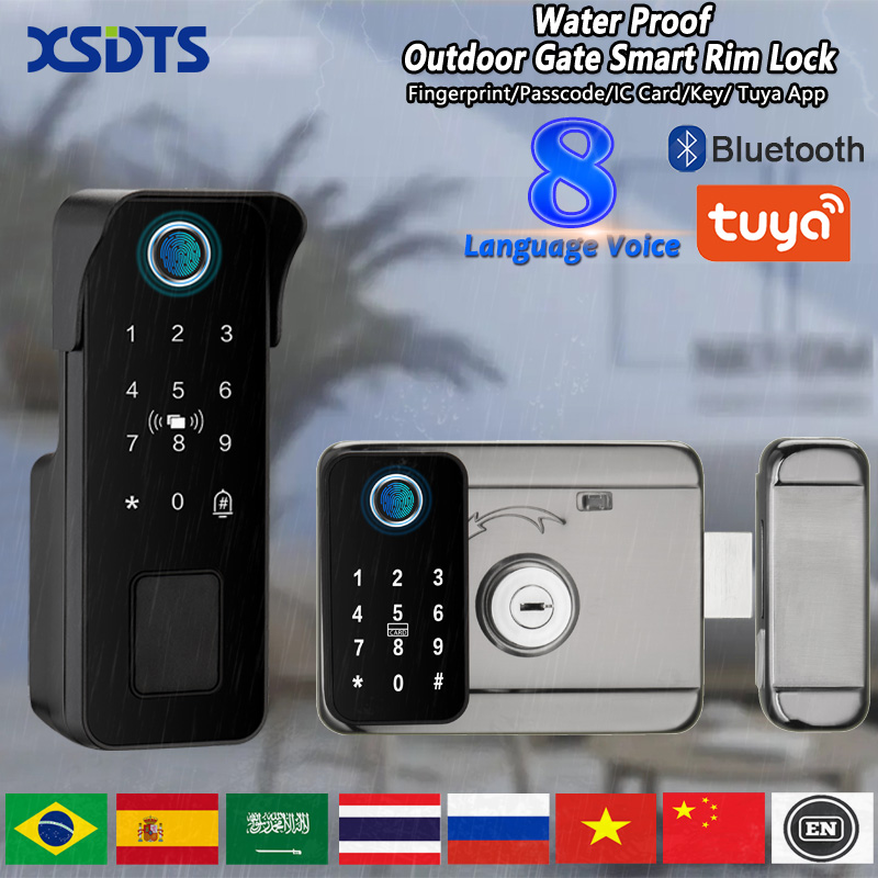 Smart Garden Outdoor - Cerradura de puerta inteligente a prueba