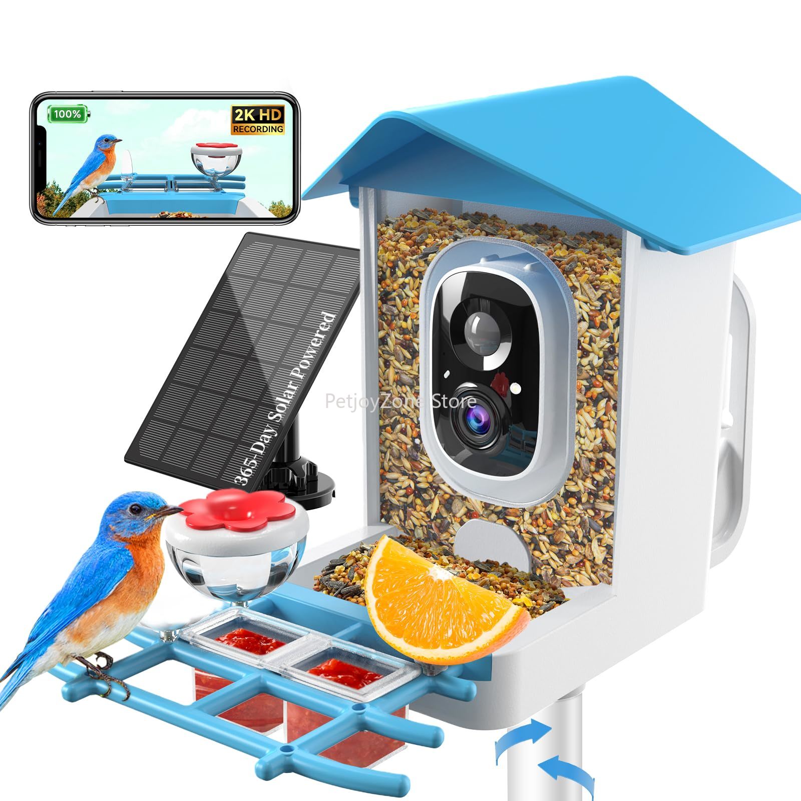 Smart Bird Feeder Camera - Comedero Inteligente para Pájaros con Cámara