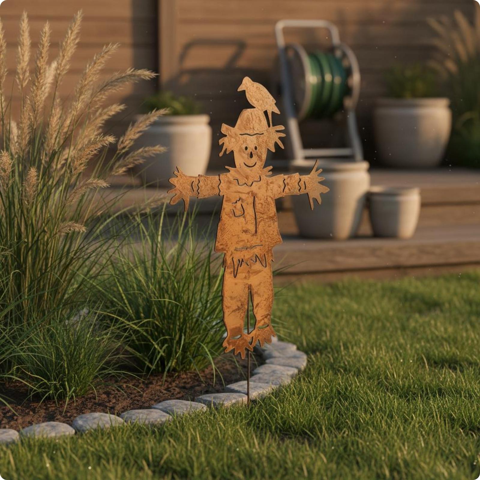 Smart Garden In Home - Estatua Decorativa para Jardín, Silueta de
