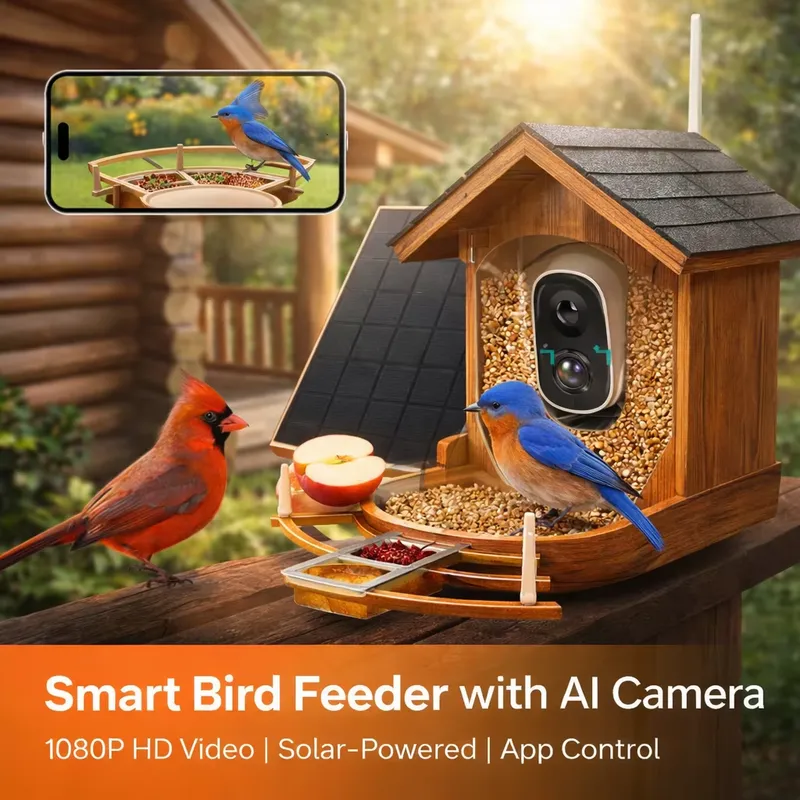 Comedero Inteligente Automátic - Smart Bird Feeder Camera reseña y precio