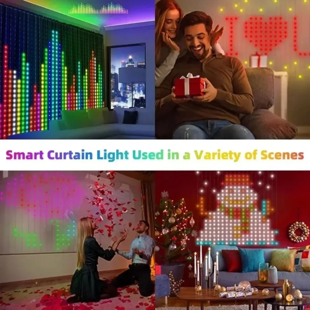 Luces LED de cortina de píxele - Smart Garden Outdoor reseña y precio