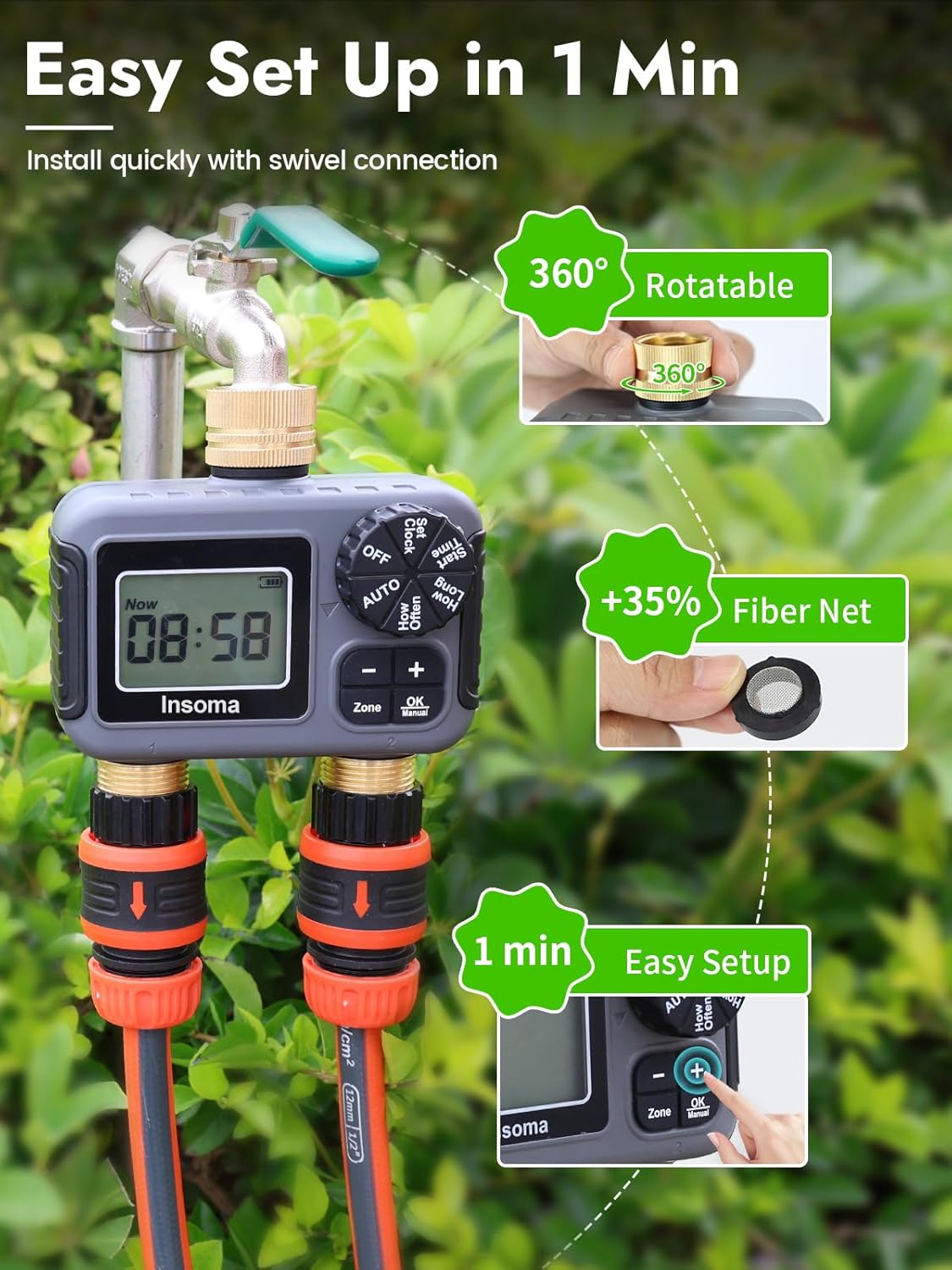 Sistema de riego inteligente I - Smart Garden Monitoring System reseña y precio
