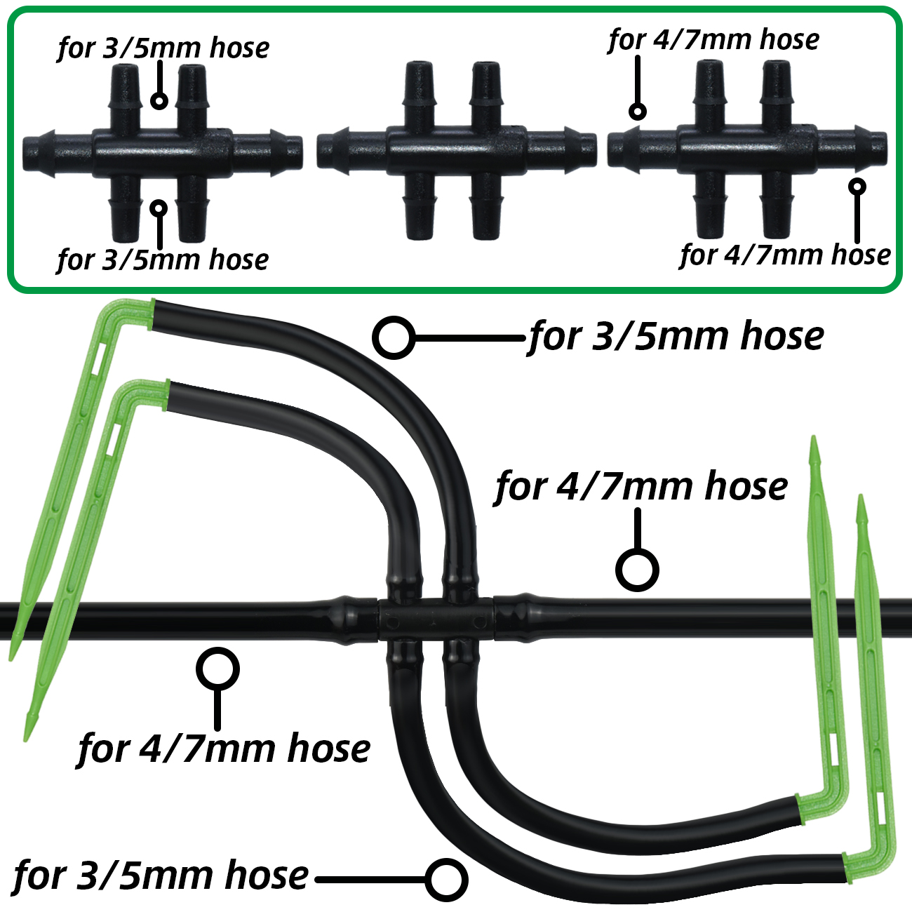 KESLA jardín 4/7mm a 3/5mm man - Smart Urban Garden reseña y precio