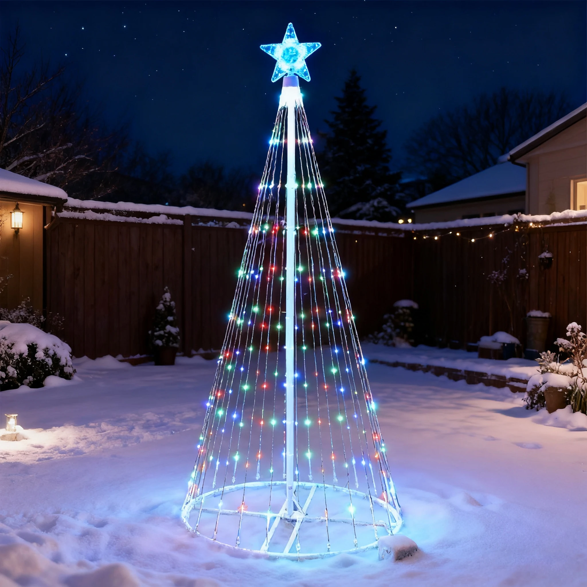 Guirnalda de luces LED de casc - Smart Garden Light Camera reseña y precio