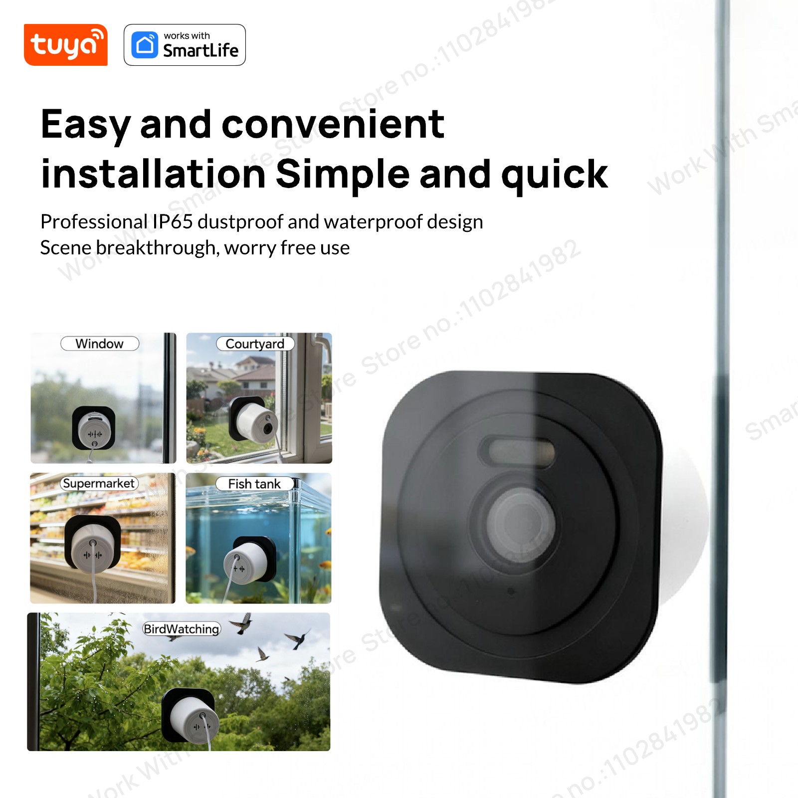 Cámara de ventana Tuya de 3MP  - Smart Bird Feeder Camera reseña y precio