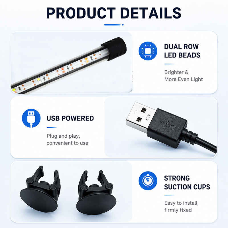 Tira de luces LED para acuario - Led Plant Light Strip reseña y precio