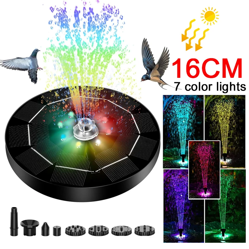 Luz de Fuente Solar giratoria, - Smart Zen Garden reseña y precio