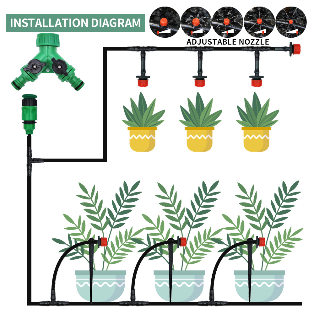 Sistema de riego por goteo par - Smart Garden Watering System reseña y precio