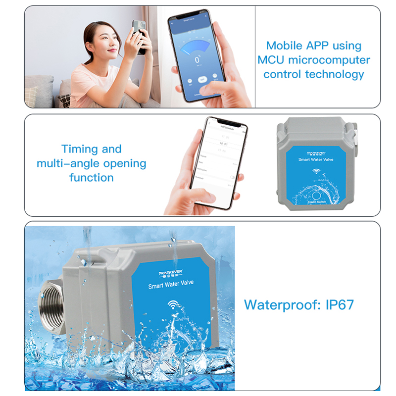 Válvula de agua Tuya Wifi, cie - Smart Urban Garden reseña y precio