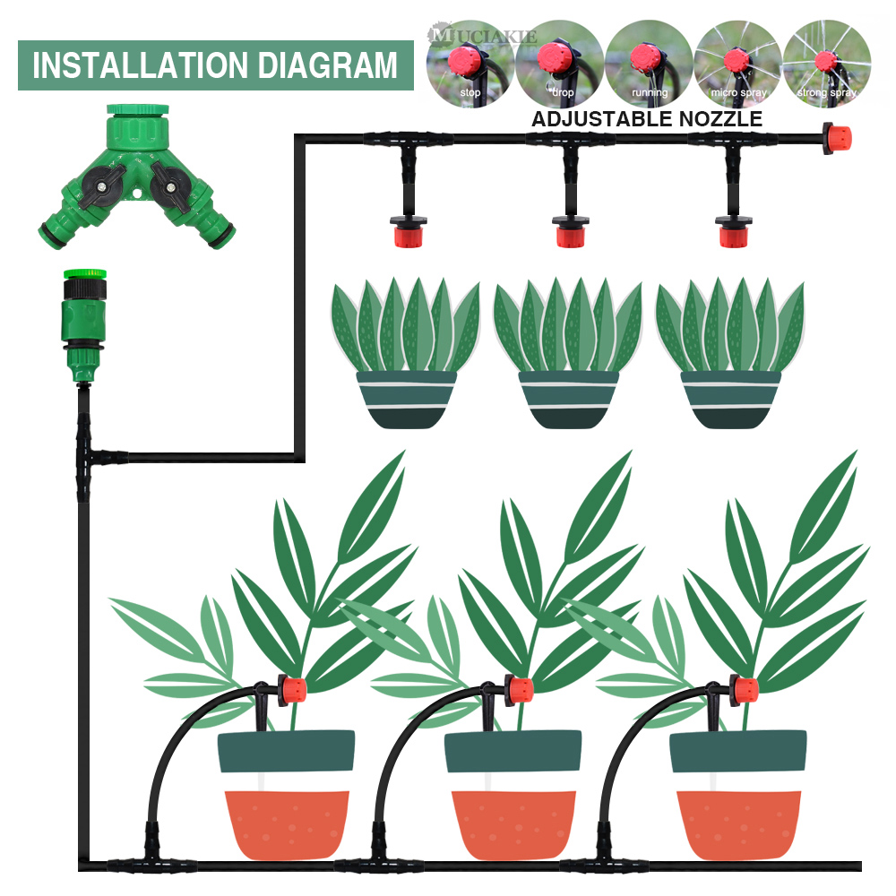 Kit de riego automático con go - Smart Garden Watering System reseña y precio