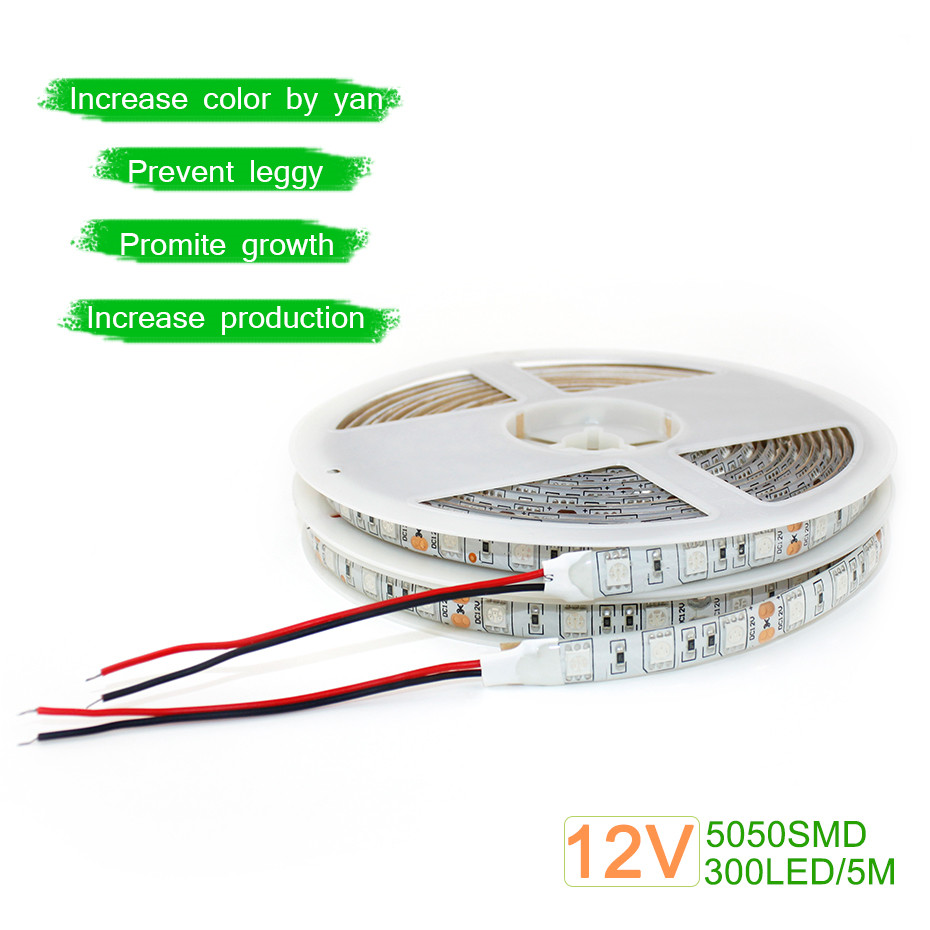 Tira de luces LED de 12V CC, l - Led Plant Light Strip reseña y precio