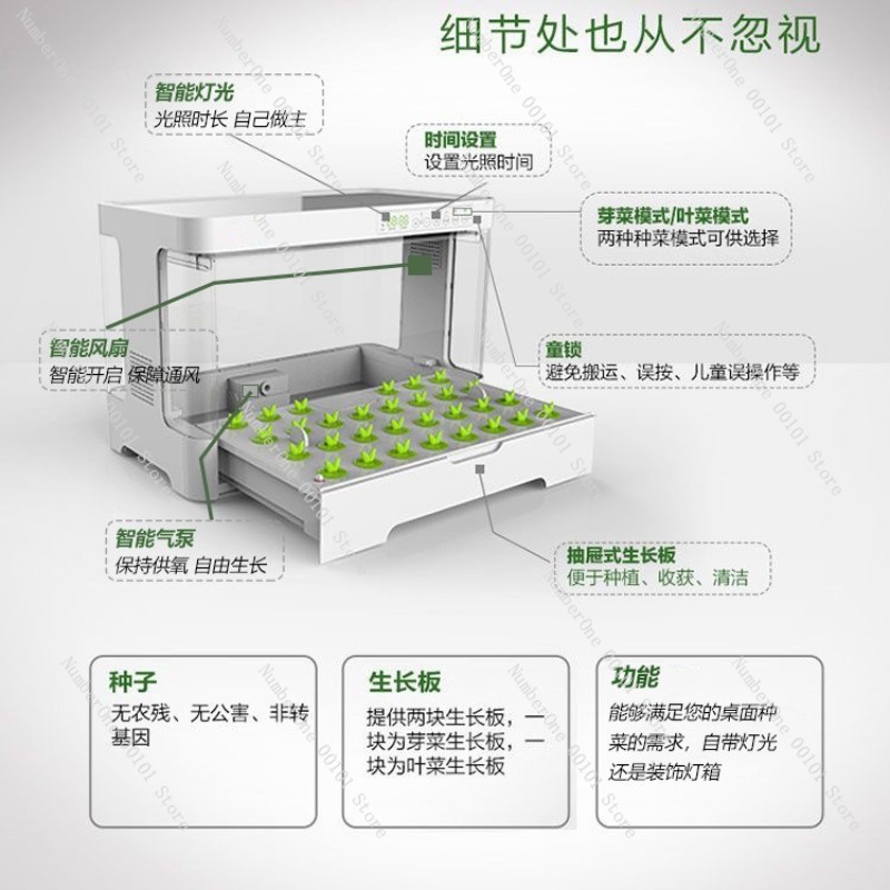 Sistema de Cultivo Hidropónico - Smart Garden Box reseña y precio