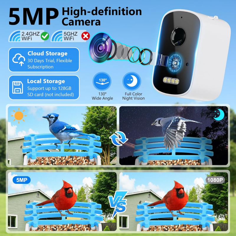 Comedero inteligente para pája - Smart Bird Feeder Camera reseña y precio
